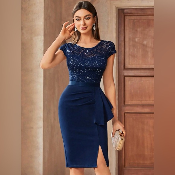 Navy Blue Dress from Miusol | New with tag - Picture 2 of 4